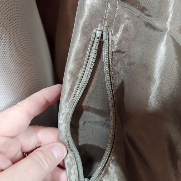 UBU Faux Suede Zip Front Vest, sz S - Picture 9 of 11